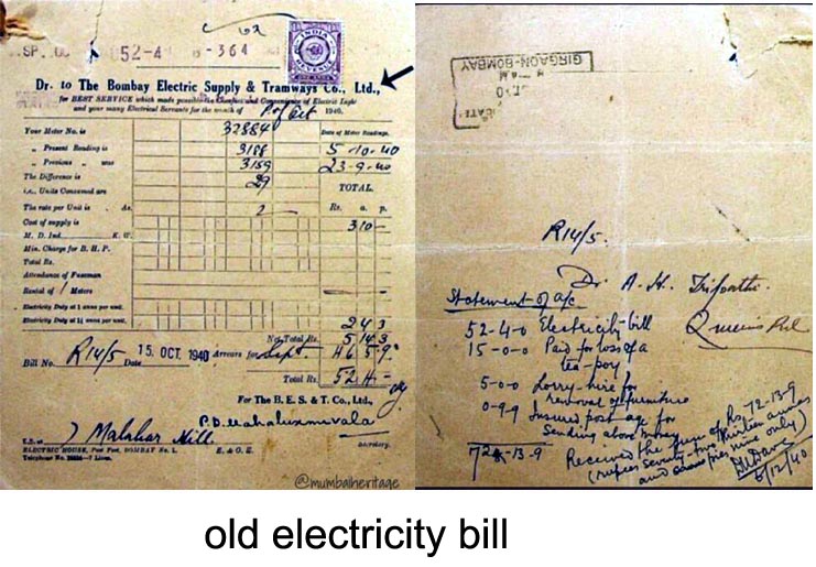 Old electricity bill of 1940 viral on social media, people are surprised