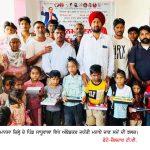 ਮਾਨਸਾ ਦੇ ਸਾਧੂਵਾਲਾ ਪਿੰਡ ‘ਚ ਮਨਾਇਆ ਬਾਬਾ ਸਾਹਬ ਡਾ.ਬੀ.ਆਰ. ਅੰਬੇਡਕਰ ਦਾ ਜਨਮ ਦਿਵਸ, ਬੱਚਿਆਂ ਨੂੰ ਕਾਪੀਆਂ ਵੰਡੀਆਂ