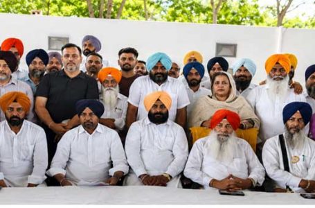 ਸ਼੍ਰੋਮਣੀ ਅਕਾਲੀ ਦਲ ਜ਼ਿਲ੍ਹਾ ਬਰਨਾਲ ਦੇ ਆਗੂਆਂ ਵੱਲੋਂ ਪੰਜਾਬ ਭਾਜਪਾ ਦੇ ਪ੍ਰਧਾਨ ‘ਕੇਵਲ ਸਿੰਘ ਢਿੱਲੋਂ’ ਨੂੰ ਚਿਤਾਵਨੀ, ਮਰਹੂਮ ਅਕਾਲੀ ਆਗੂ ਮਲਕੀਤ ਸਿੰਘ ਕੀਤੂ ਪ੍ਰਤੀ ਗਈ ਸ਼ਬਦਵਾਲੀ ‘ਤੇ ਜਤਾਇਆ ਇਤਰਾਜ਼